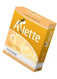 Презервативы Arlette Dotted с точечной текстурой - 3 шт. - Arlette - купить с доставкой в Набережных Челнах