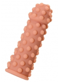 Телесная реалистичная насадка KOKOS Extreme Sleeve 02 с дополнительной стимуляцией - 12,7 см. - KOKOS - в Набережных Челнах купить с доставкой