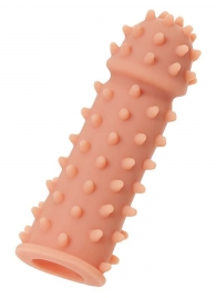 Телесная реалистичная насадка KOKOS Extreme Sleeve 03 с дополнительной стимуляцией - 12,7 см. - KOKOS - в Набережных Челнах купить с доставкой