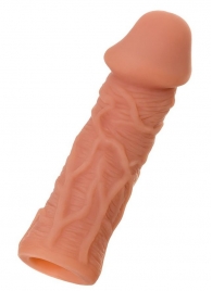 Телесная реалистичная насадка KOKOS Extreme Sleeve 05 с дополнительной стимуляцией - 12,7 см. - KOKOS - в Набережных Челнах купить с доставкой