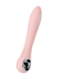 Розовый силиконовый вибратор с электростимуляцией GALVANI VIBE - 21 см. - ToyFa - купить с доставкой в Набережных Челнах