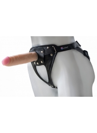 Универсальный мягкий пояс с насадкой Hard brutal BDSM-КОНСУЛ - 17 см. - LOVETOY (А-Полимер) - купить с доставкой в Набережных Челнах