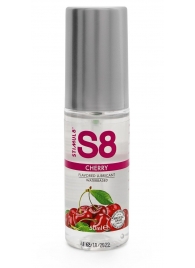 Смазка на водной основе S8 Flavored Lube со вкусом вишни - 50 мл. - Stimul8 - купить с доставкой в Набережных Челнах