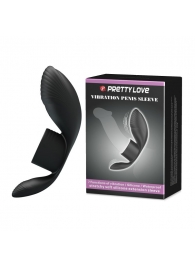 Черное кольцо на пенис с вибрацией Vibration Penis Sleeve - Baile - в Набережных Челнах купить с доставкой