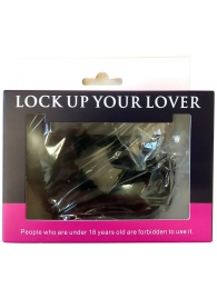 Черные меховые наручники Love с ключиками - Baile - купить с доставкой в Набережных Челнах