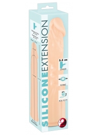 Телесная насадка-удлинитель Silicone Extension - 19 см. - Orion - в Набережных Челнах купить с доставкой