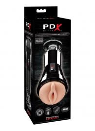 Телесный вибромастурбатор-вагина Cock Compressor Vibrating Stroker - Pipedream - в Набережных Челнах купить с доставкой
