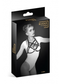Черная упряжь на грудь Clara - Bijoux Pour Toi - купить с доставкой в Набережных Челнах