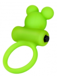 Зеленое виброкольцо на пенис A-Toys - A-toys - в Набережных Челнах купить с доставкой
