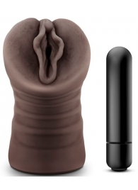 Коричневый мастурбатор-вагина Alexis - Blush Novelties - в Набережных Челнах купить с доставкой