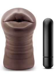 Коричневый мастурбатор-ротик Heather - Blush Novelties - в Набережных Челнах купить с доставкой