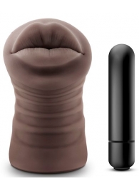 Коричневый мастурбатор-ротик Renee - Blush Novelties - в Набережных Челнах купить с доставкой