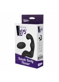 Черный вибромассажер простаты REMOTE BOOTY PLEASER - Dream Toys - в Набережных Челнах купить с доставкой