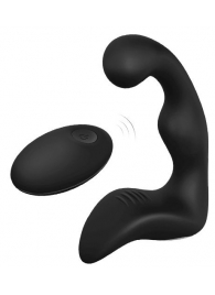 Черный вибромассажер простаты REMOTE BOOTY PLEASER - Dream Toys - в Набережных Челнах купить с доставкой