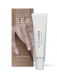 Гель для мастурбации с ароматом кокоса Slow Sex Finger Play Gel - 30 мл. - Bijoux Indiscrets - купить с доставкой в Набережных Челнах