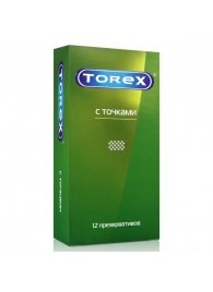 Текстурированные презервативы Torex  С точками  - 12 шт. - Torex - купить с доставкой в Набережных Челнах