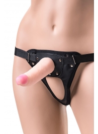 Телесный страпон на трусиках Realstick Jax - 17,9 см. - ToyFa - купить с доставкой в Набережных Челнах