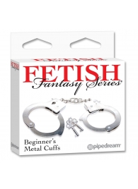 Металлические наручники Beginner s Metal Cuffs - Pipedream - купить с доставкой в Набережных Челнах