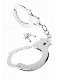 Металлические серебристые наручники Designer Metal Handcuffs - Pipedream - купить с доставкой в Набережных Челнах