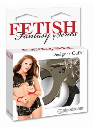 Металлические серебристые наручники Designer Metal Handcuffs - Pipedream - купить с доставкой в Набережных Челнах