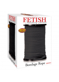 Черная веревка для связывания Bondage Rope - 60,9 м. - Pipedream - купить с доставкой в Набережных Челнах
