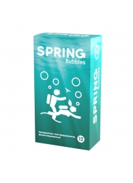 Презервативы SPRING BUBBLES с пупырышками - 12 шт. - SPRING - купить с доставкой в Набережных Челнах