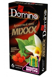 Ароматизированные презервативы DOMINO  Ароматный микс  - 6 шт. - Domino - купить с доставкой в Набережных Челнах
