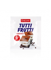 Пробник гель-смазки Tutti-frutti со вкусом тирамису - 4 гр. - Биоритм - купить с доставкой в Набережных Челнах