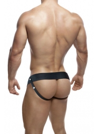 Черный мужской страпон DR. SKIN 6INCH HOLLOW STRAP ON - 16 см. - Blush Novelties - купить с доставкой в Набережных Челнах