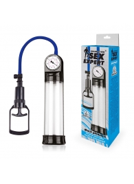 Прозрачная вакуумная помпа Sex Expert с манометром - Sex Expert - в Набережных Челнах купить с доставкой