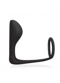 Стимулятор простаты с фиксацией эрекционным кольцом Prostate Gear - BlueLine - в Набережных Челнах купить с доставкой