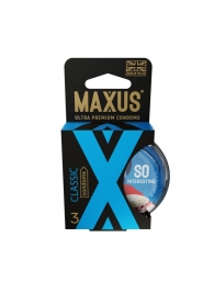 Классические презервативы в пластиковом кейсе MAXUS Classic - 3 шт. - Maxus - купить с доставкой в Набережных Челнах