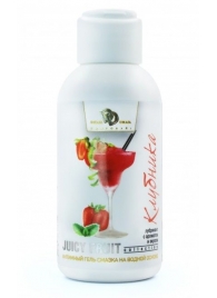 Интимный гель-смазка JUICY FRUIT с ароматом клубники - 100 мл. - БиоМед - купить с доставкой в Набережных Челнах
