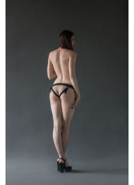 Черные трусики Better с анальной насадкой - 8 см. - Lola Games - купить с доставкой в Набережных Челнах