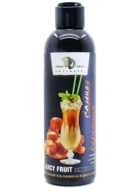 Интимный гель-смазка JUICY FRUIT с ароматом солёной карамели - 200 мл. - БиоМед - купить с доставкой в Набережных Челнах
