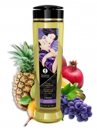 Массажное масло Libido Exotic Fruits с ароматом экзотических фруктов - 240 мл. - Shunga - купить с доставкой в Набережных Челнах
