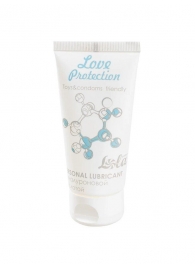 Увлажняющий лубрикант на водной основе Love Protection - 50 мл. - Lola Games - купить с доставкой в Набережных Челнах