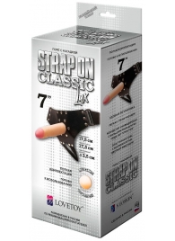 Пояс-трусики с насадкой Classic lux-Duke - 17,5 см. - LOVETOY (А-Полимер) - купить с доставкой в Набережных Челнах