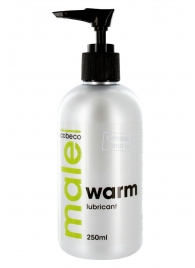 Лубрикант с согревающим эффектом MALE Cobeco Warm Lubricant - 250 мл. - Cobeco - купить с доставкой в Набережных Челнах