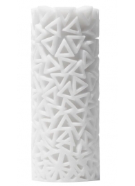 Белый 3D мастурбатор PILE - Tenga - в Набережных Челнах купить с доставкой