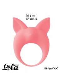 Оранжевое эрекционное кольцо Kitten Kyle - Lola Games - в Набережных Челнах купить с доставкой
