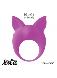 Фиолетовое эрекционное кольцо Kitten Kyle - Lola Games - в Набережных Челнах купить с доставкой