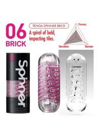 Мастурбатор SPINNER Brick - Tenga - в Набережных Челнах купить с доставкой