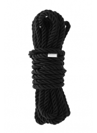 Черная веревка для шибари DELUXE BONDAGE ROPE - 5 м. - Dream Toys - купить с доставкой в Набережных Челнах