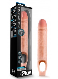 Телесный реалистичный фаллоудлинитель 10 Inch Silicone Cock Sheath Penis Extender - 25,4 см. - Blush Novelties - в Набережных Челнах купить с доставкой