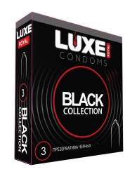 Черные презервативы LUXE Royal Black Collection - 3 шт. - Luxe - купить с доставкой в Набережных Челнах