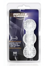 Прозрачный фигурный мастурбатор Master Stroker - Blush Novelties - в Набережных Челнах купить с доставкой