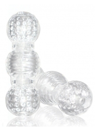 Прозрачный фигурный мастурбатор Master Stroker - Blush Novelties - в Набережных Челнах купить с доставкой