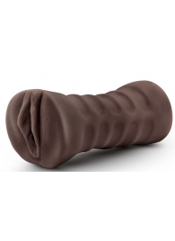 Коричневый мастурбатор-вагина Hot Chocolate Brianna - Blush Novelties - в Набережных Челнах купить с доставкой
