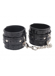 Черные наручники Surrender Wrist Restraints - Chisa - купить с доставкой в Набережных Челнах
